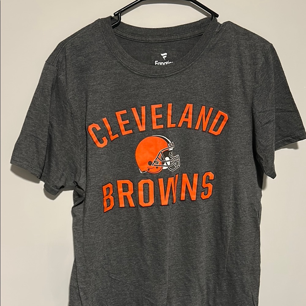 Cleveland Browns Gray and Orange T-Shirt
